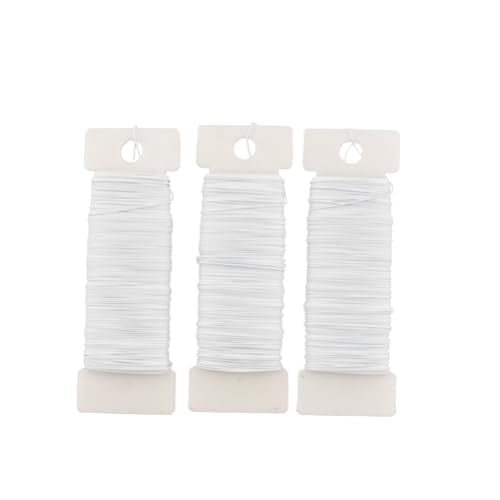 26Gauge White Metal Floral Wire