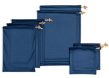 Set of Adult Game Toys Microfiber Drawstring Storage Bags