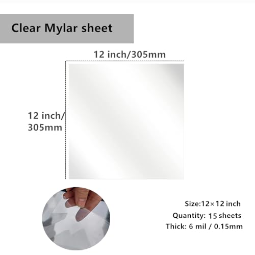 Transparent Blank Mylar Stencil Sheets for Cutting