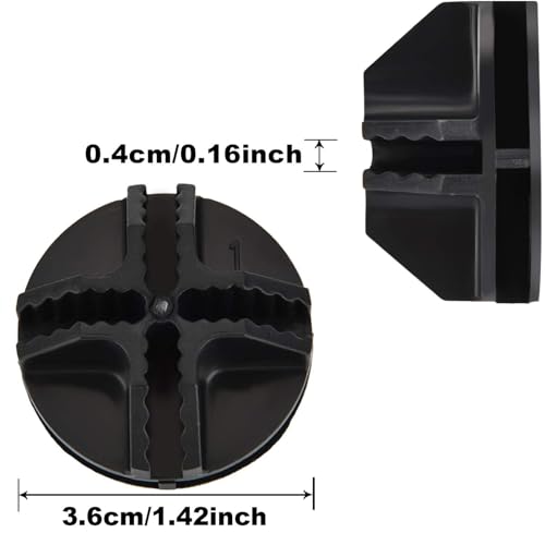 32 Pieces Cube Connectors Plastic Storage Wire Cube Organizer ABS Connectors for Modular Closet Storage Organizer and Wire Shelf (32 Count)