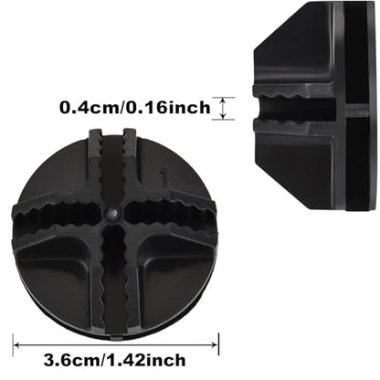 32 Pieces Cube Connectors Plastic Storage Wire Cube Organizer ABS Connectors for Modular Closet Storage Organizer and Wire Shelf (32 Count)