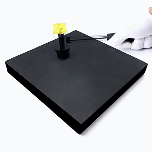 Rubber Bench Block Jeweler's Rubber Bench Block Rubber Stamping Block for Hammering