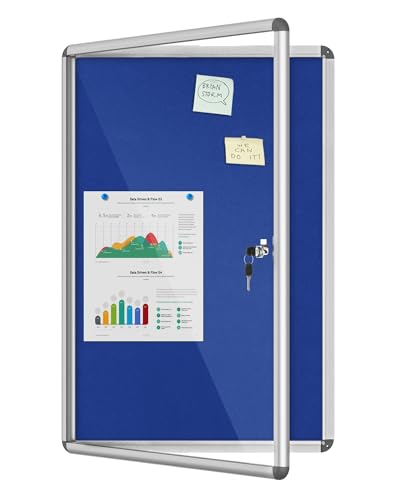 36"x24" Enclosed Bulletin Board