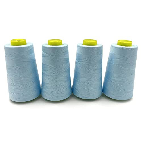 4 Cones of 3000 Yards Each Spool Thread for All Purpose (36000 Foot)