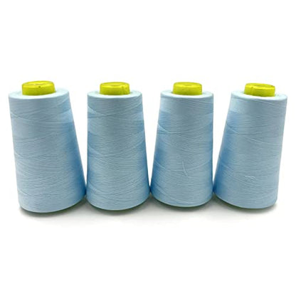 4 Cones of 3000 Yards Each Spool Thread for All Purpose (36000 Foot)