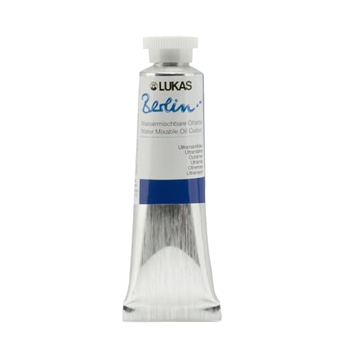 Berlin Pro Artists Water Mixable Oil Paint 37 ml Tube Ultramarine