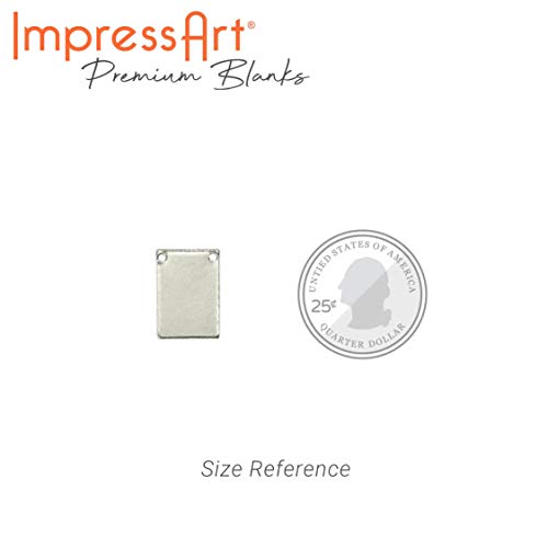 Premium Metal Stamping Rectangle Blanks for Metal Stamping and Jewelry Making