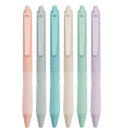 Ballpoint Pens 1.0mm Medium Point Black Ink Pens Retractable (6 Count)