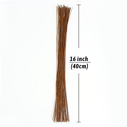 20 Gauge Brown Floral Wire 16 inch (66.67 Foot)