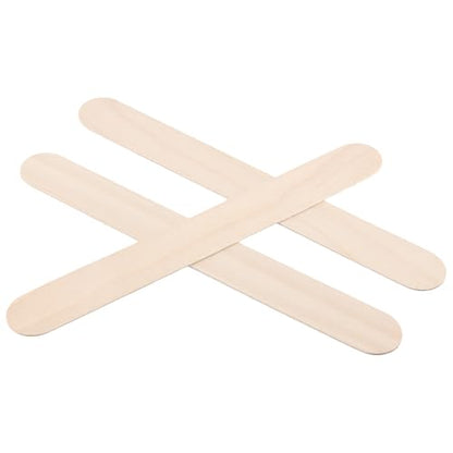 600pcs 8 Inch Wooden Craft Sticks Bulk (600 Count)