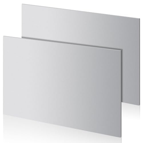 2 Pcs 18 Gauge Steel Sheet Metal 12" x 9" Cold Rolled Steel Plate