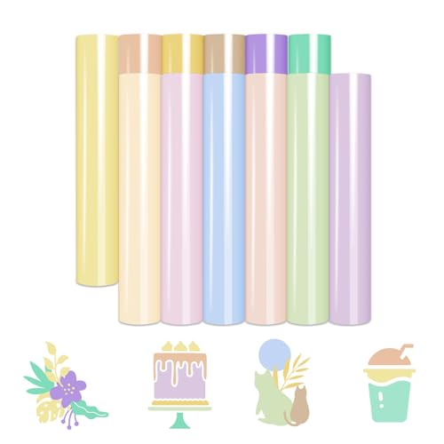 Pastel Heat Transfer Vinyl Boho Color