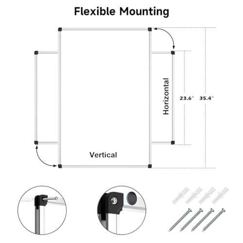 XBoard Magnetic Whiteboard 36 x 24 Inches