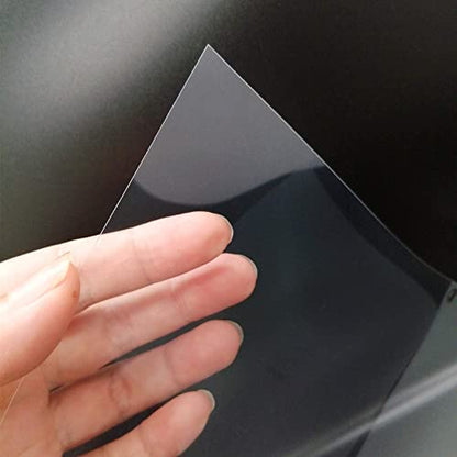 12 Pieces 6 mil Blank Template Material Stencils Mylar for Cutting Paper Clear Transparency Sheet 12 × 12 inch