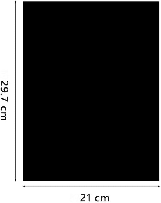 A4 Origami Paper Black 100 Sheets, 8.27×11.7 inch Double Sided Color Easy Fold Big Origami Paper A4 Colored Copy Papers Thin 70gsm for Beginners, DIY handwork Art and Craft Projects (210 x 297 mm) - Crafty Corner