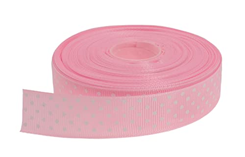 Polka Dot Grosgrain Ribbon 25 Yard Each Roll 100% Polyester