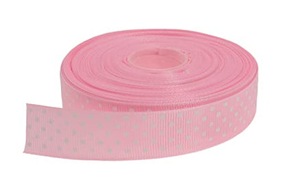 Polka Dot Grosgrain Ribbon 25 Yard Each Roll 100% Polyester