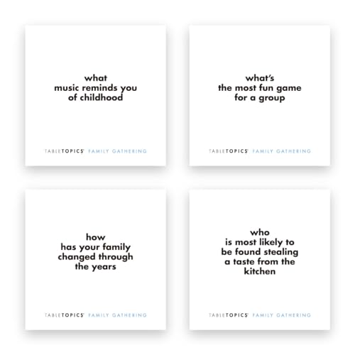 Family Gathering Conversation Cards for Multi