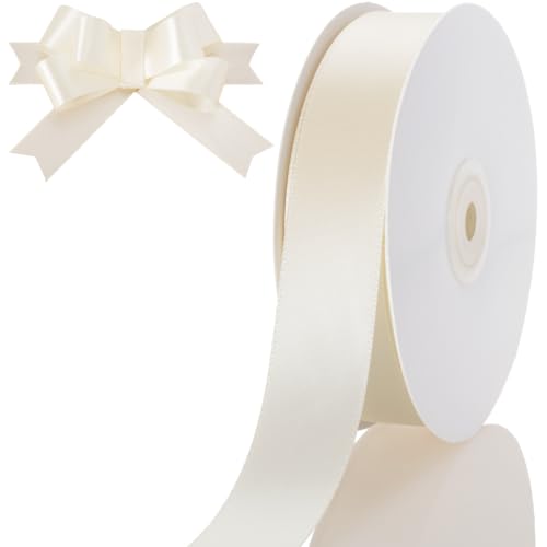 1 Inch Ivory Ribbon 50Yards