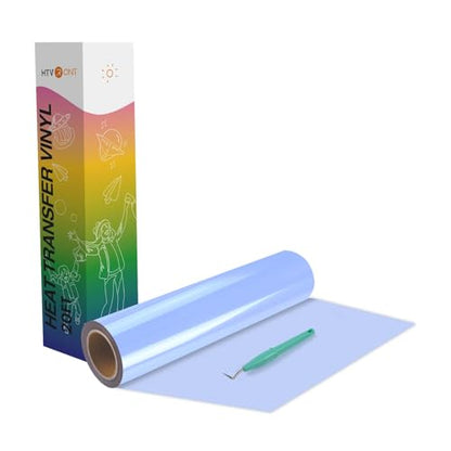 Heat Transfer Vinyl Pale Blue HTV Rolls