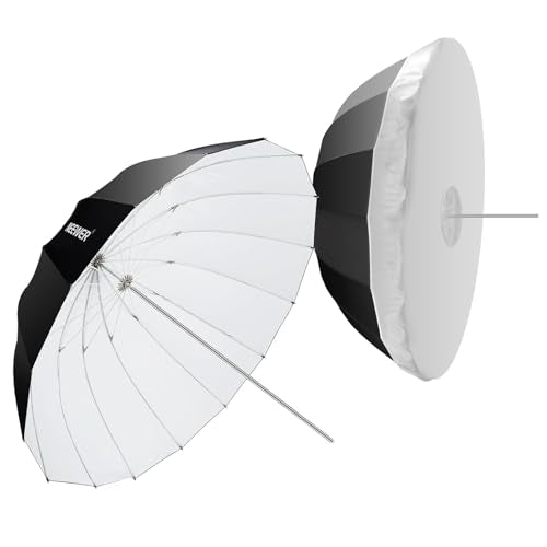 41" 104cm Parabolic Reflective Umbrella Photography with White Inner