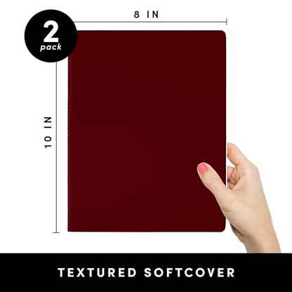 Soft Cover Blank Journal Notebook (2 Count)