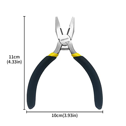 Mini Linesman Pliers with Wire Cutter 5 Inch 5 Pack (5 Count)