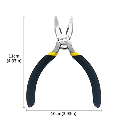 Mini Linesman Pliers with Wire Cutter 5 Inch 5 Pack (5 Count)