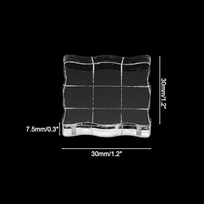 1.2"x1.2" Acrylic Stamp Block (6 Count)