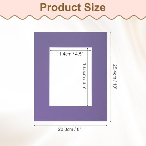 Picture Mats 8 x 10 for 5 x 7 Pictures Acid Free