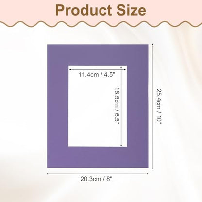 Picture Mats 8 x 10 for 5 x 7 Pictures Acid Free