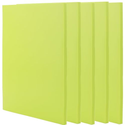 5 PCS Green A4 Rubber Carving Blocks (5 Count)