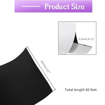 Closed Cell Neoprene Foam Rubber Sheet with Adhesive