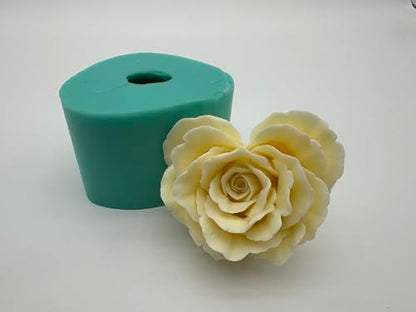 Heart Shape Rose Flower Chocolate Cake Decoration Mold
