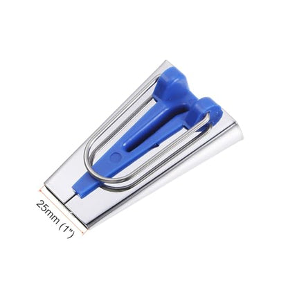 Bias Tape Maker Kit 25mm Single and Double Fold Fabric Bias Binding Maker Sew Tool for Fabric Quilting Sewing Crafting DIY