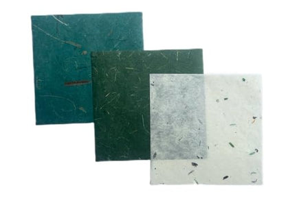 Natural Fiber Mulberry Paper Sheets 6 x 6 Inches (50 Count)