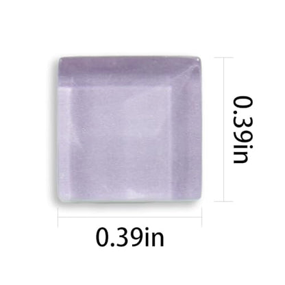 Square Glass Mosaic Tiles Bulk for Adults Crafts Supplies