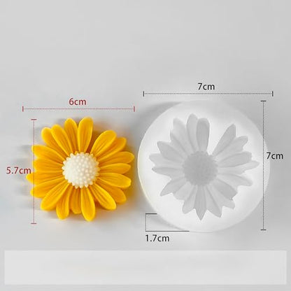 2 Pack Daisy Flower Mold