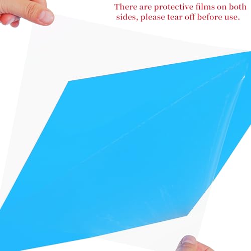9Pcs Lighting Gels Plastic Gel Light Filter Sheets 11.8 x 11.8 Inch (9 Count)