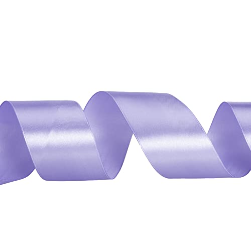 1 1 2 Inch Violet Solid Satin Ribbon for Gift Wrapping (150 Foot)