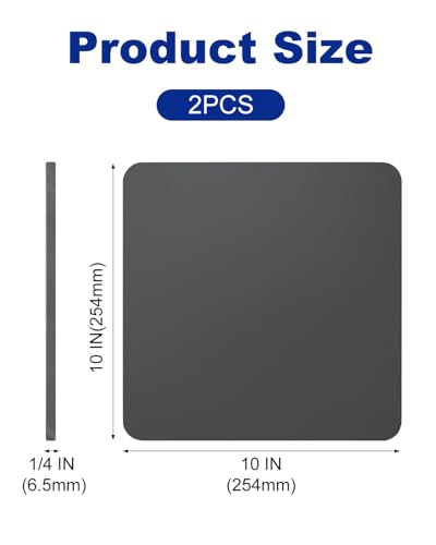 2pcs 10 X 10 X 1