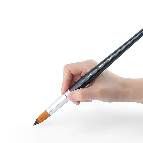 11pcs Round Paint Brush Basic Set for Watercolor (11 Count)