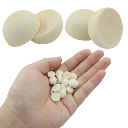 Half Wooden Beads (300 Count)