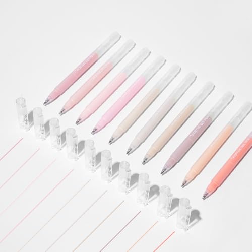 ROSYMENG 10 Colors Acrylic Gel Pens Set (10 Count)