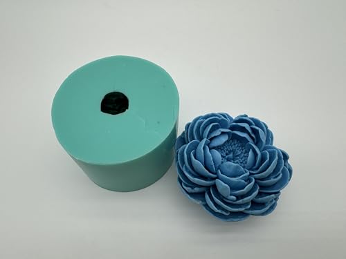 3D Peony Candle Wax Mold DIY Flower Silicone Molds for Resin Crystal Epoxy Paris Plaster Gift Crafts Home Decorations Mould