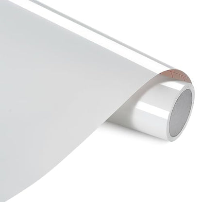 13inch x 10ft White Smart Adhesive Permanent Vinyl Compatible with Cricut Explore and Maker Series Without Cutting Mats