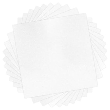 White Glitter HTV Heat Transfer Vinyl