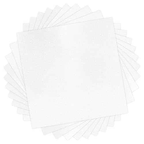 White Glitter HTV Heat Transfer Vinyl