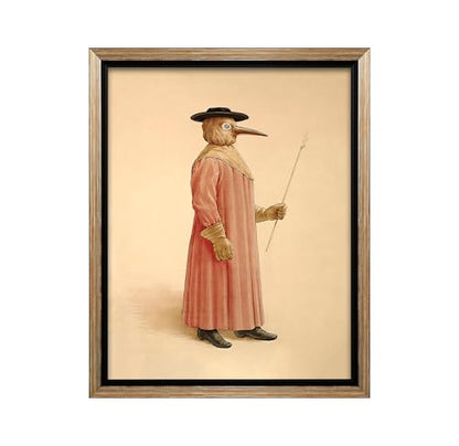 Vintage Plague Doctor Canvas