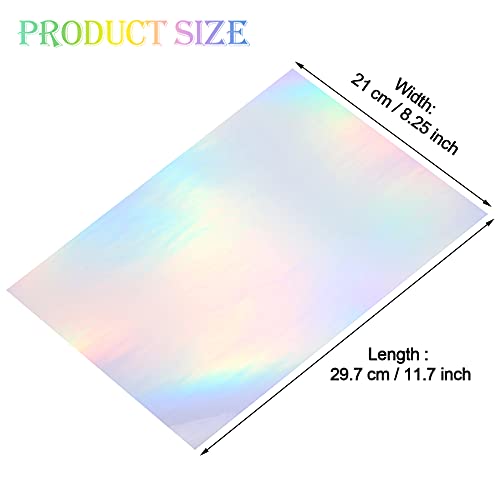 24 Sheets Holographic Sticker Paper (24 Count)